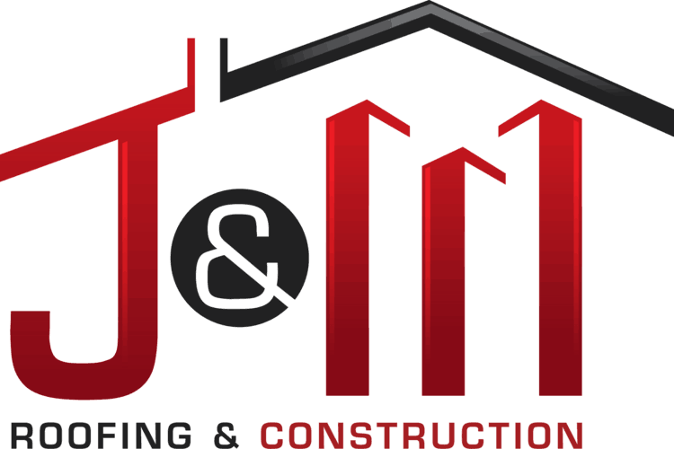 The logo for Tahlequah remodeling company, J & M Roofing & Construction